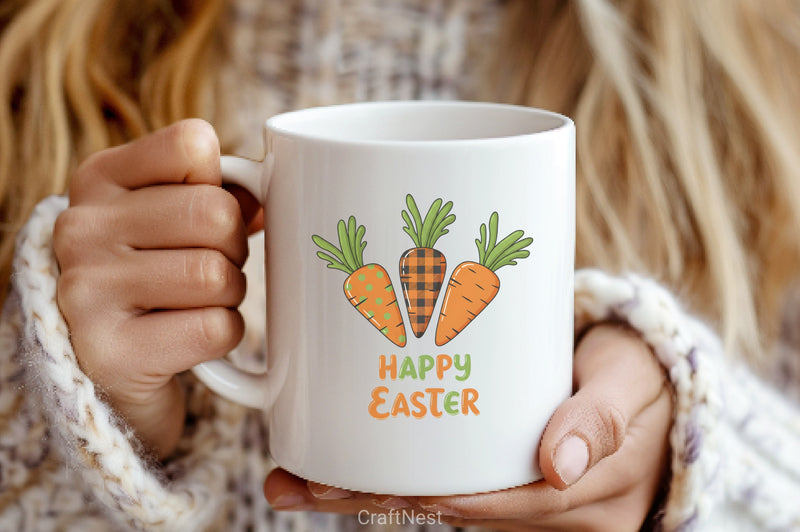 Happy Easter Carrots Clipart Bundle - CraftNest - Digital Crafting and Art