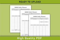 ADHD Daily Planner Bundle - CraftNest - Digital Crafting and Art