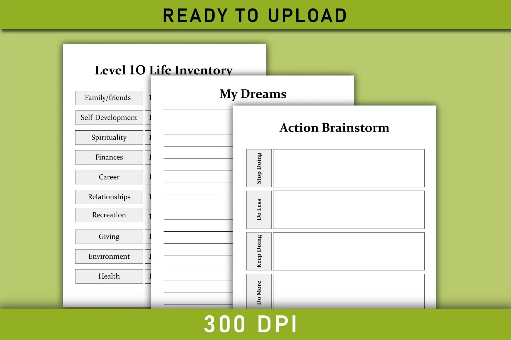 Manifestation Dream Life Planner Bundle - CraftNest - Digital Crafting and Art
