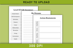 Manifestation Dream Life Planner Bundle - CraftNest - Digital Crafting and Art