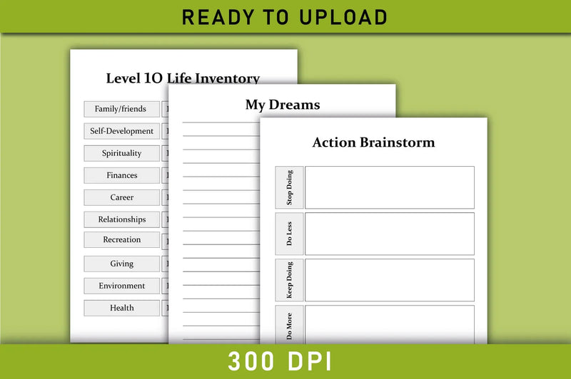 Manifestation Dream Life Planner Bundle - CraftNest - Digital Crafting and Art