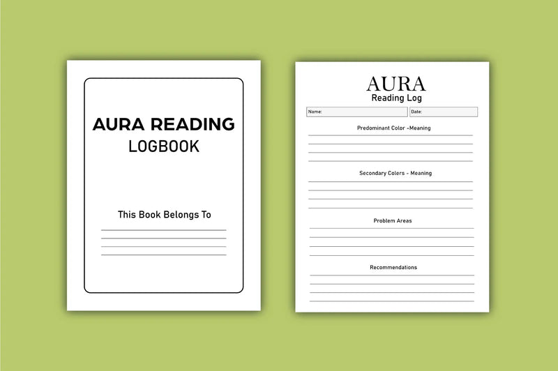 Aura Reading Logbook Planner - CraftNest - Digital Crafting and Art