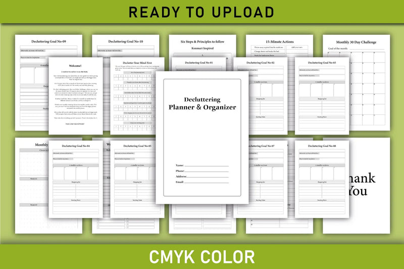 Decluttering Planner Organizer Bundle - CraftNest - Digital Crafting and Art