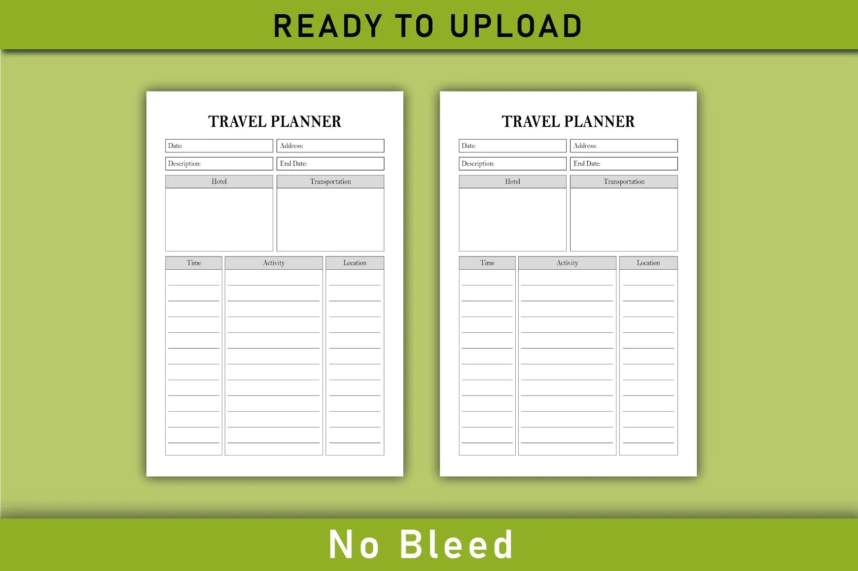Travel Planner  Bundle - CraftNest - Digital Crafting and Art