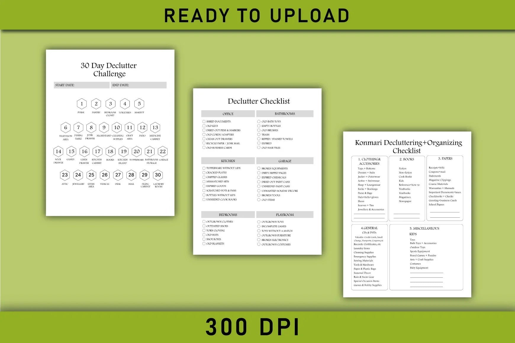 Day Declutter Challenge Planner - CraftNest - Digital Crafting and Art