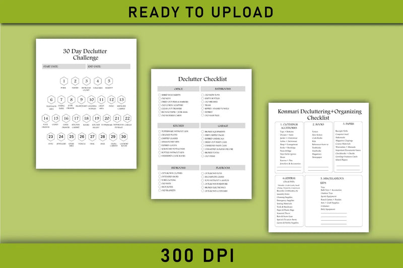 Day Declutter Challenge Planner - CraftNest - Digital Crafting and Art