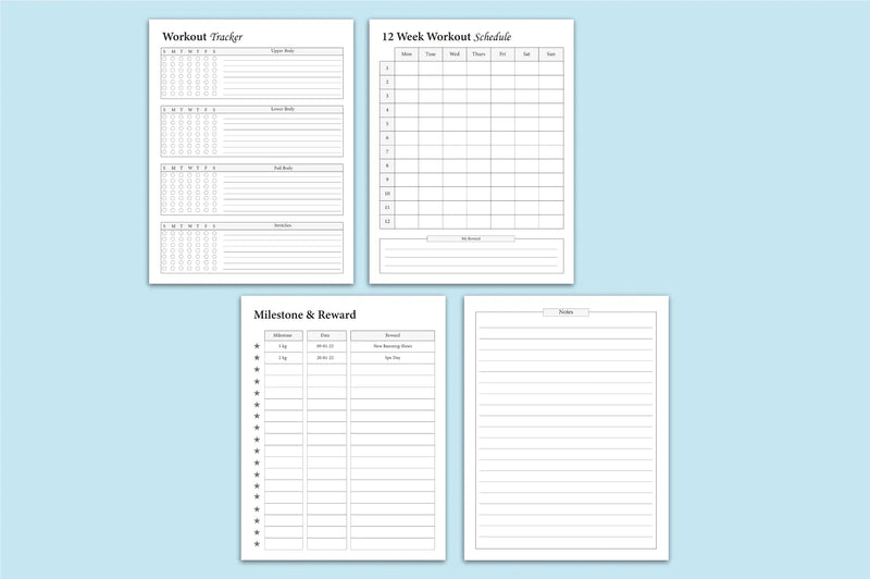 Weight Loss Planner - CraftNest - Digital Crafting and Art