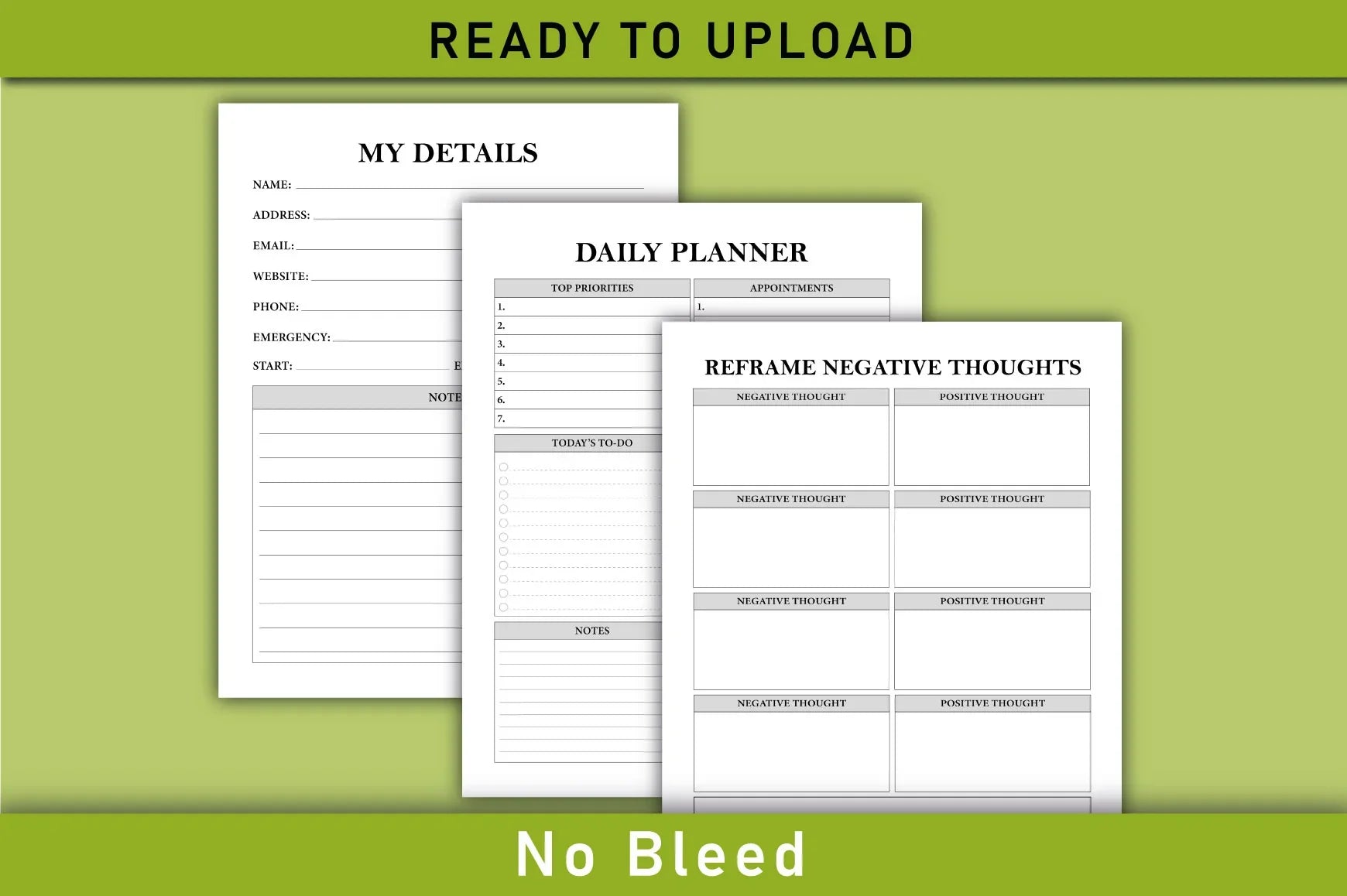 Depression and Anxiety Therapy Planner - CraftNest - Digital Crafting and Art