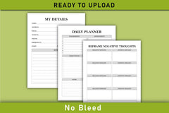 Depression and Anxiety Therapy Planner - CraftNest - Digital Crafting and Art