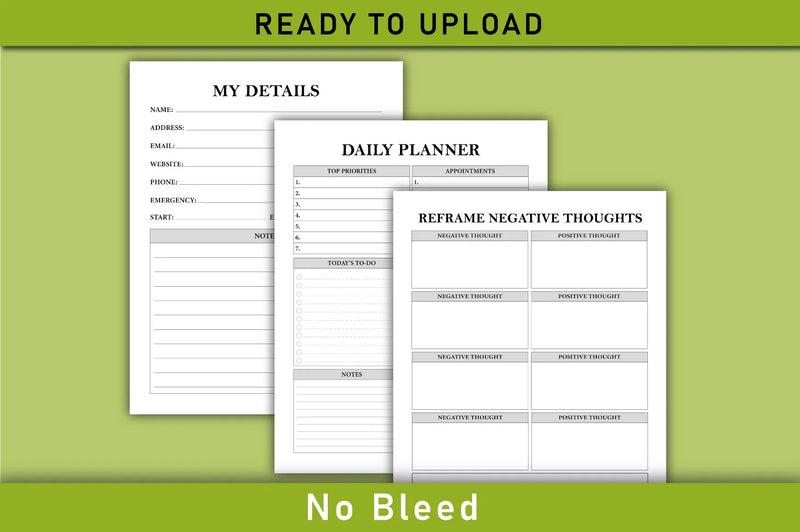 Depression and Anxiety Therapy Planner - CraftNest - Digital Crafting and Art