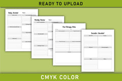 Mental Health Planner Bundle - CraftNest - Digital Crafting and Art