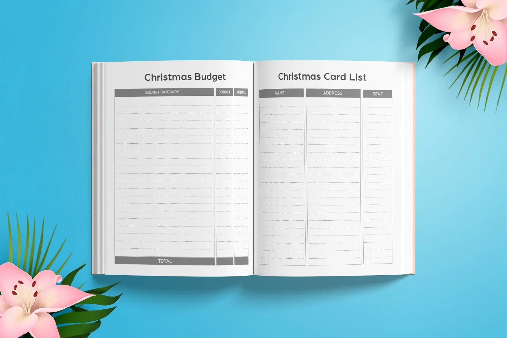 Christmas Meal Planner  Bundle - CraftNest - Digital Crafting and Art