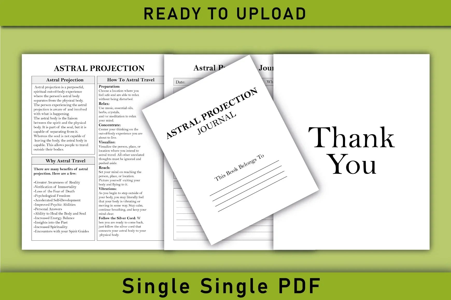 Astral Projection Planner - CraftNest - Digital Crafting and Art
