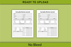 Cannabis Review Planner - CraftNest - Digital Crafting and Art