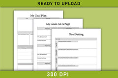 Goal Planner  Bundle - CraftNest - Digital Crafting and Art