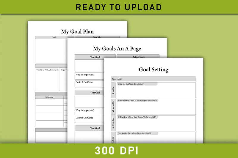 Goal Planner  Bundle - CraftNest - Digital Crafting and Art