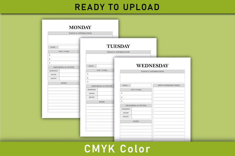 Anti Anxiety Planner - Printable Planner - CraftNest - Digital Crafting and Art
