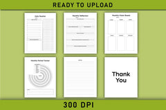 Self Care & Gratitude Planner for Women - Printable Planner - CraftNest - Digital Crafting and Art