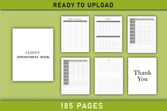 Client Appointment Book Planner  Bundle - CraftNest - Digital Crafting and Art