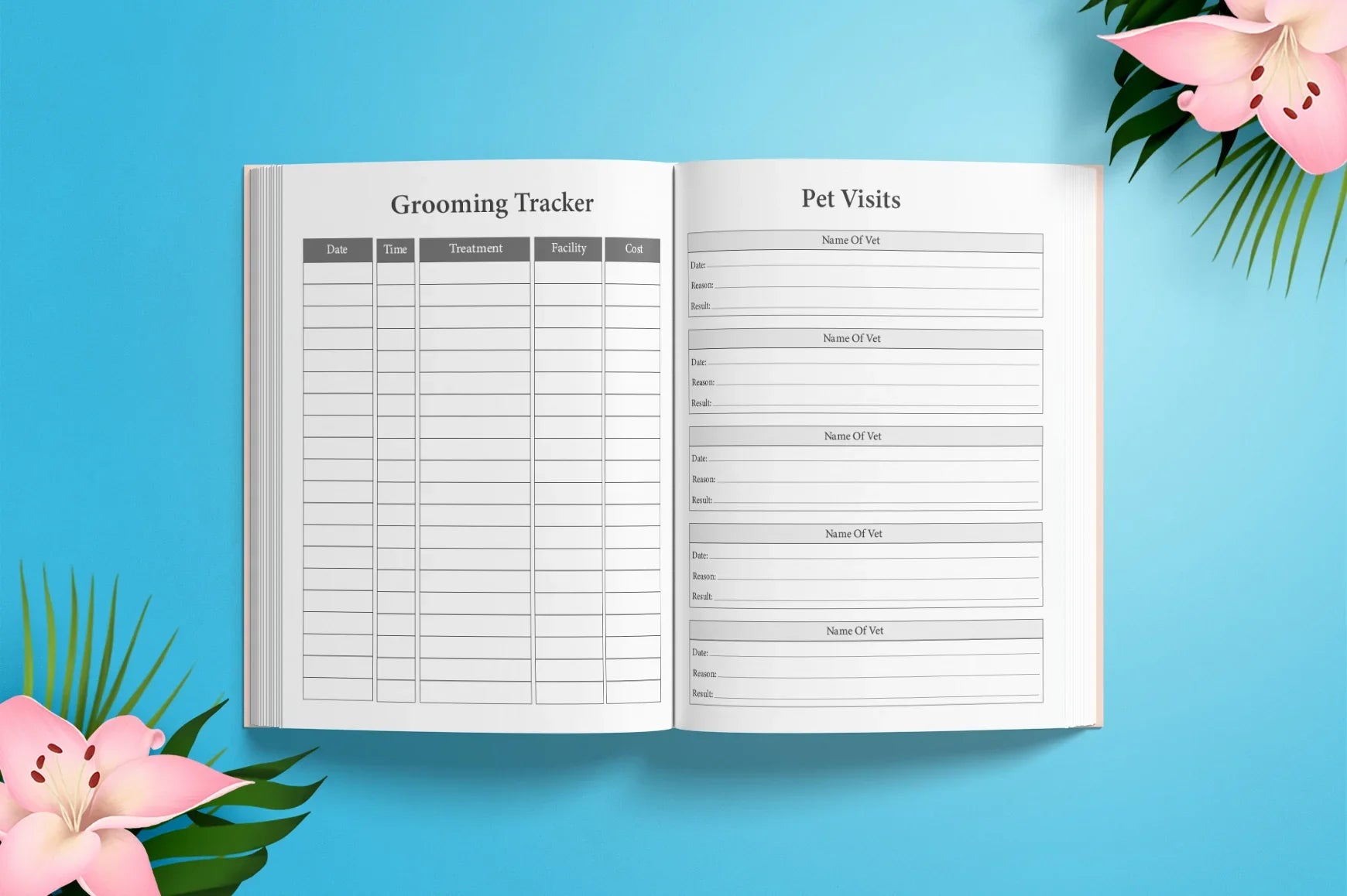 Pet Care Planner  Bundle - CraftNest - Digital Crafting and Art