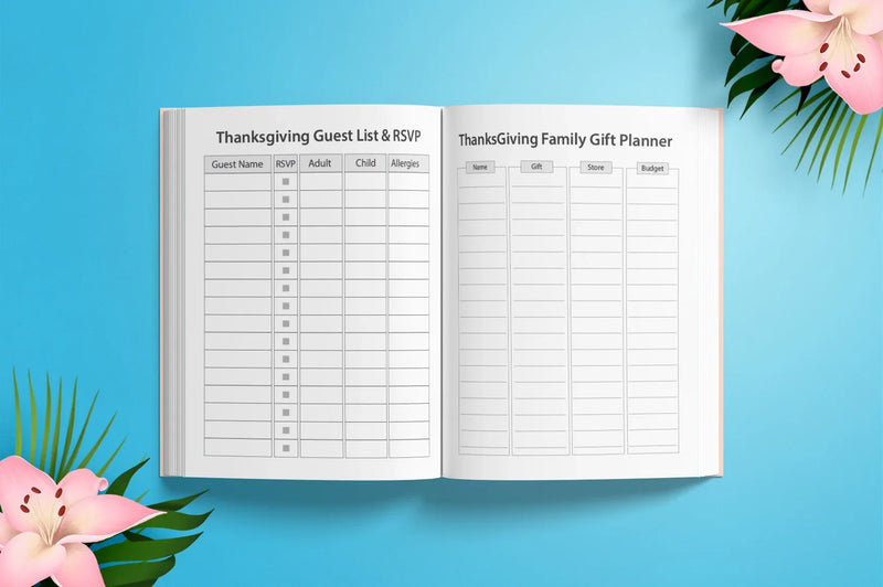 Thanksgiving Planner - CraftNest - Digital Crafting and Art