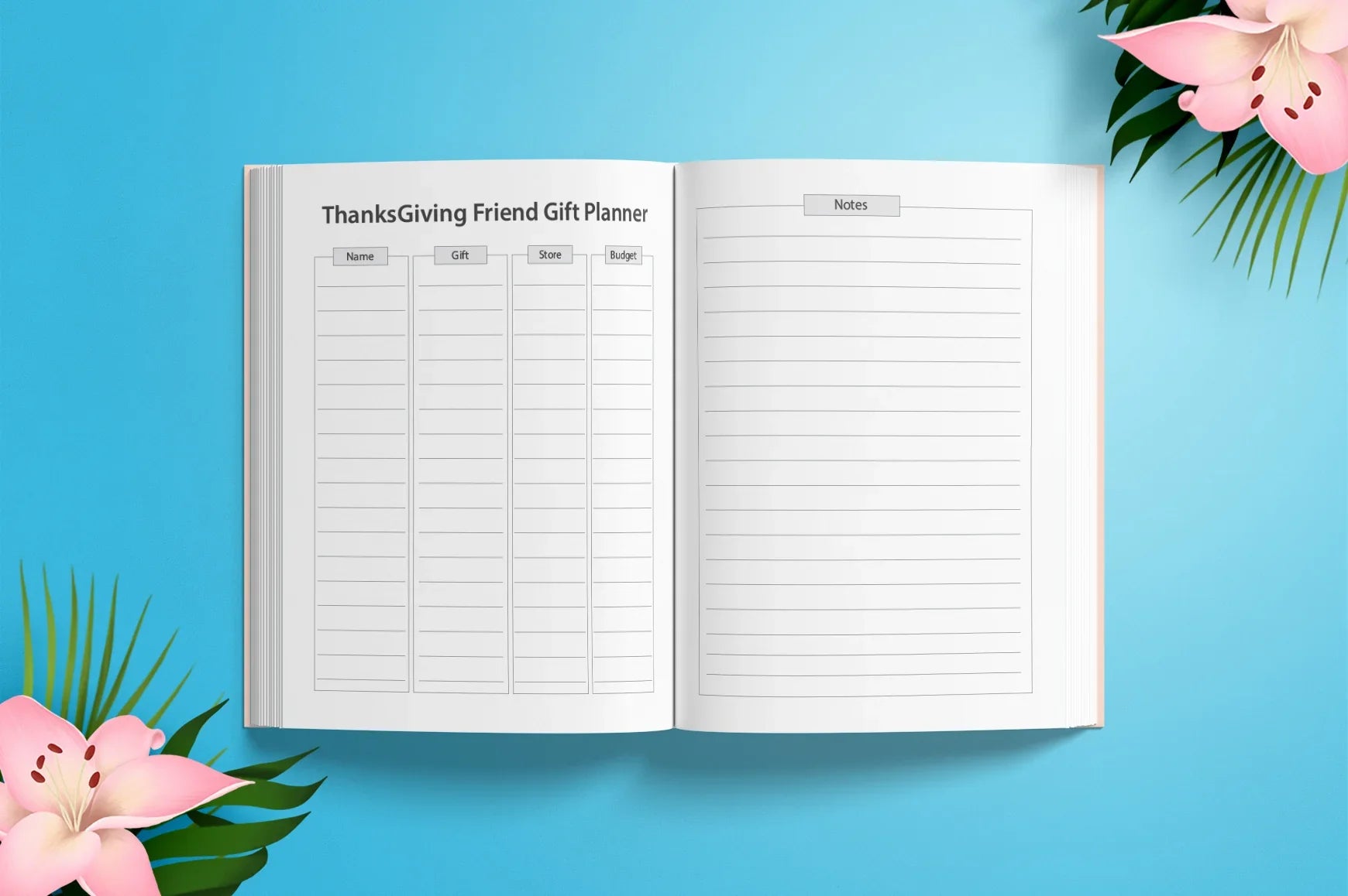 Thanksgiving Planner - CraftNest - Digital Crafting and Art