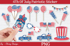 Patriotic Sticker SVG Bundle - CraftNest - Digital Crafting and Art