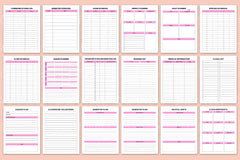 Teacher Lesson Planner Organizer - CraftNest - Digital Crafting and Art