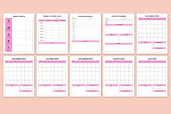Teacher Lesson Planner Organizer - CraftNest - Digital Crafting and Art