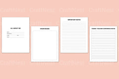 Teacher Lesson Planner Organizer - CraftNest - Digital Crafting and Art