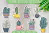 Cactus Planner Cute Sticker SVG Bundle