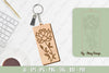 Flower Keychain Laser Cut SVG Bundle