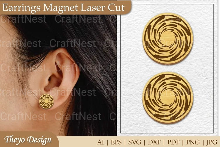 Earrings Magnet0 SVG Bundle