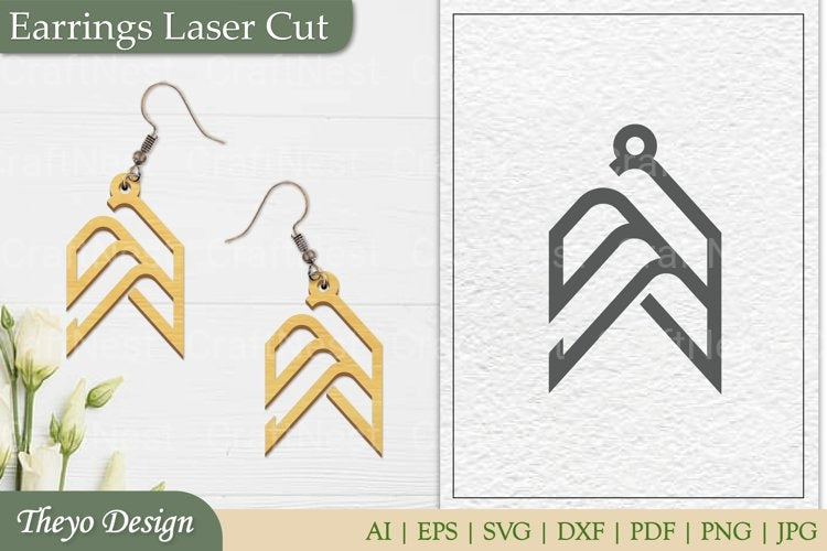 Laser Cut Earrings SVG Bundle