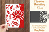 Flowers Card Cover Paper Cut SVG Bundle
