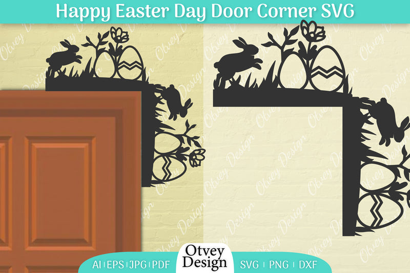 Easter Door Corner SVG Bundle 2 - CraftNest - Digital Crafting and Art