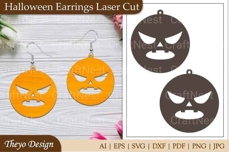 Halloween Earrings SVG Bundle Collection