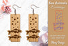 Sea Animals Earrings Laser Cut SVG Bundle