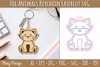 Fox Animal Keychain SVG Bundle