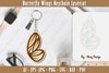 Butterfly Keychain Lasercut SVG Bundle
