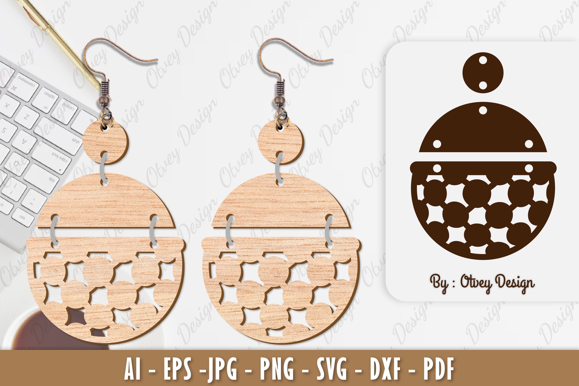 Ball Earring SVG Bundle 12 - CraftNest - Digital Crafting and Art