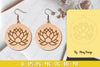 Flower Earring Laser Cut SVG Bundle