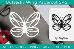 Butterfly Papercut SVG Bundle 2 - CraftNest - Digital Crafting and Art