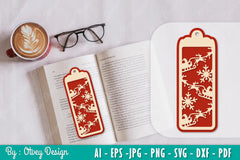 Santa Sleigh Bookmark SVG Bundle 2 - CraftNest - Digital Crafting and Art