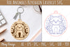 Fox Animal Keychain SVG Bundle