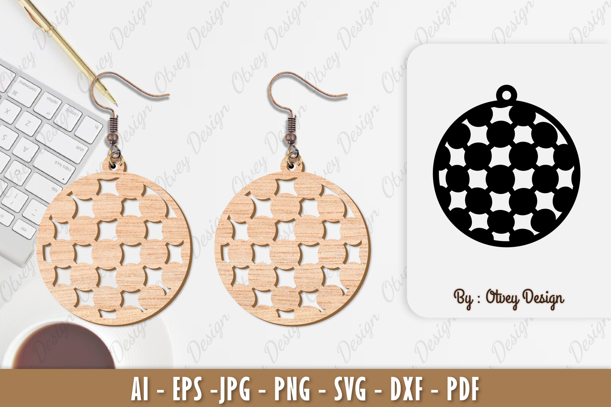 Ball Earring SVG Bundle 2 - CraftNest - Digital Crafting and Art