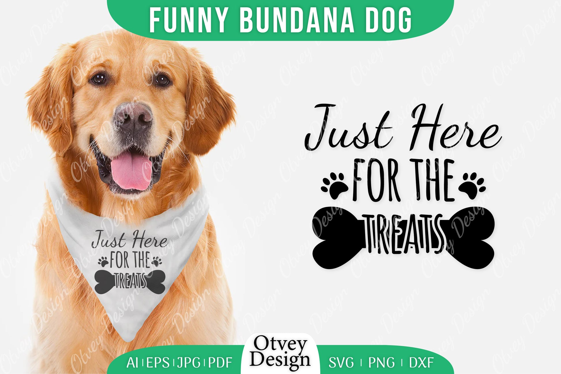Funny Dog Bandana SVG Bundle 2 - CraftNest - Digital Crafting and Art