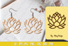 Flower Earring Laser Cut SVG Bundle