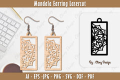 Earring Mandala SVG Bundle 2 - CraftNest - Digital Crafting and Art