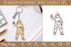 Astronaut Space Keychain Earring SVG Bundle